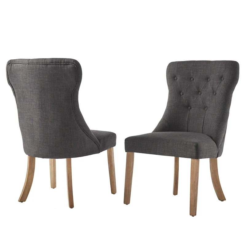Voyager Button-tufted Dining Chairs (Set of 2) by iNSPIRE Q Artisan