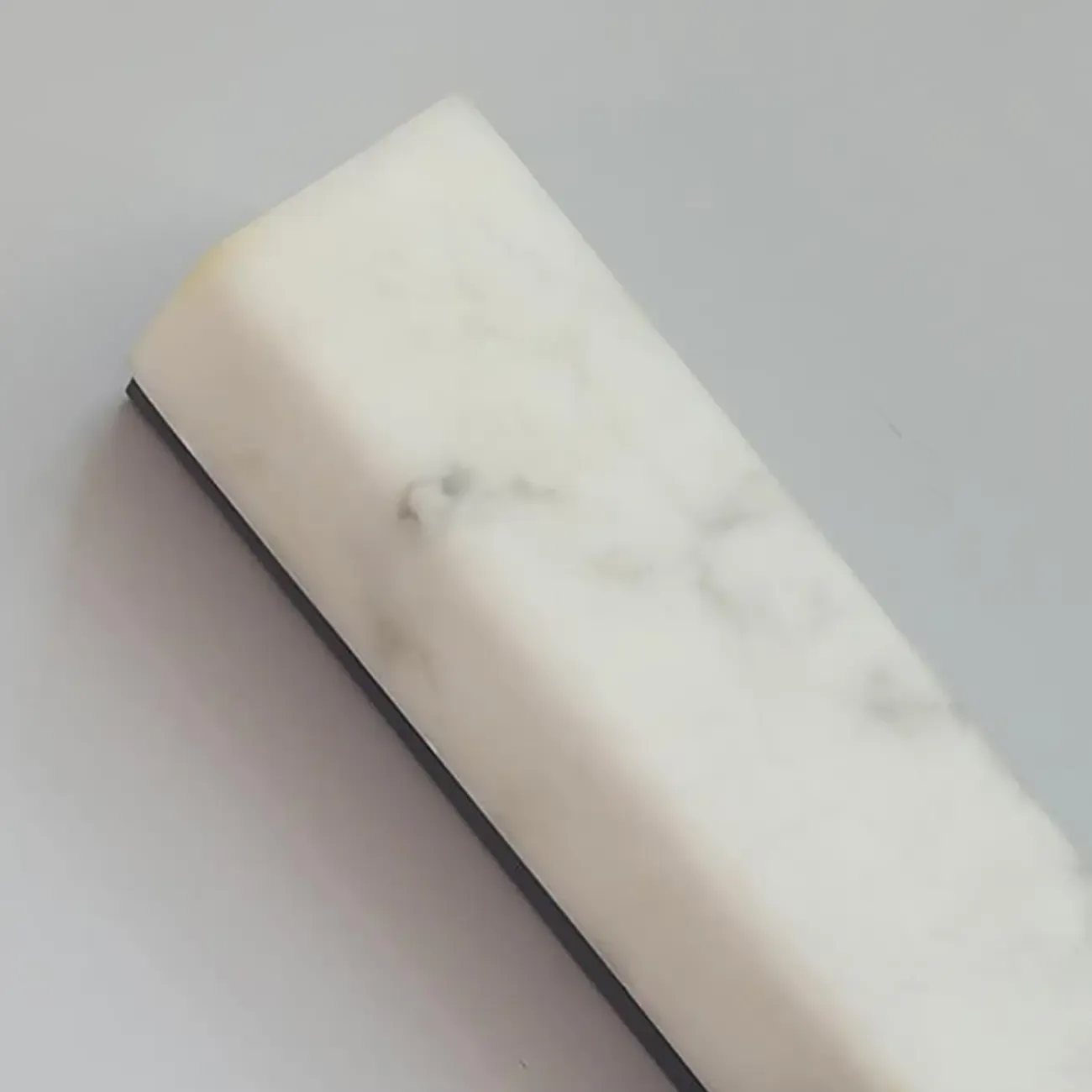 Modern White Stone Metal Wall Sconce Warm Light LED