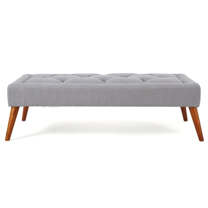 Williams Tufted Fabric Ottoman Bench by Christopher Knight Home