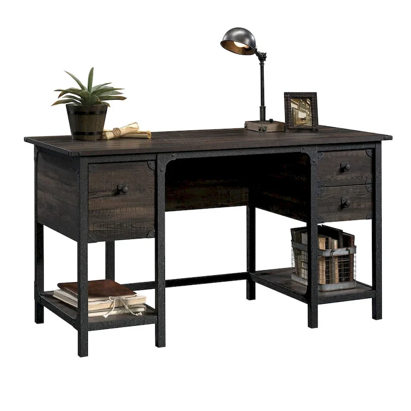 Steel River Double Ped Desk