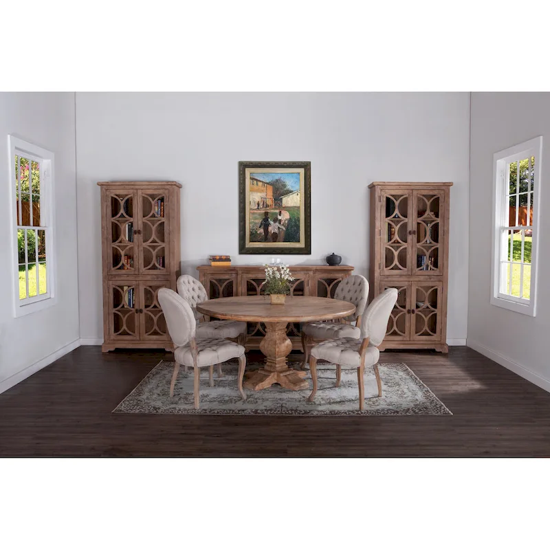 Pengrove Round Mango Wood Dining Table