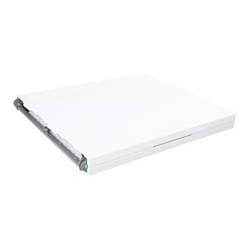 Home Imports Emporium Multipurpose Rectangle Resin Table  Durable Lightweight Utility Table for Indoor or Outdoor Use, Easy to Clean