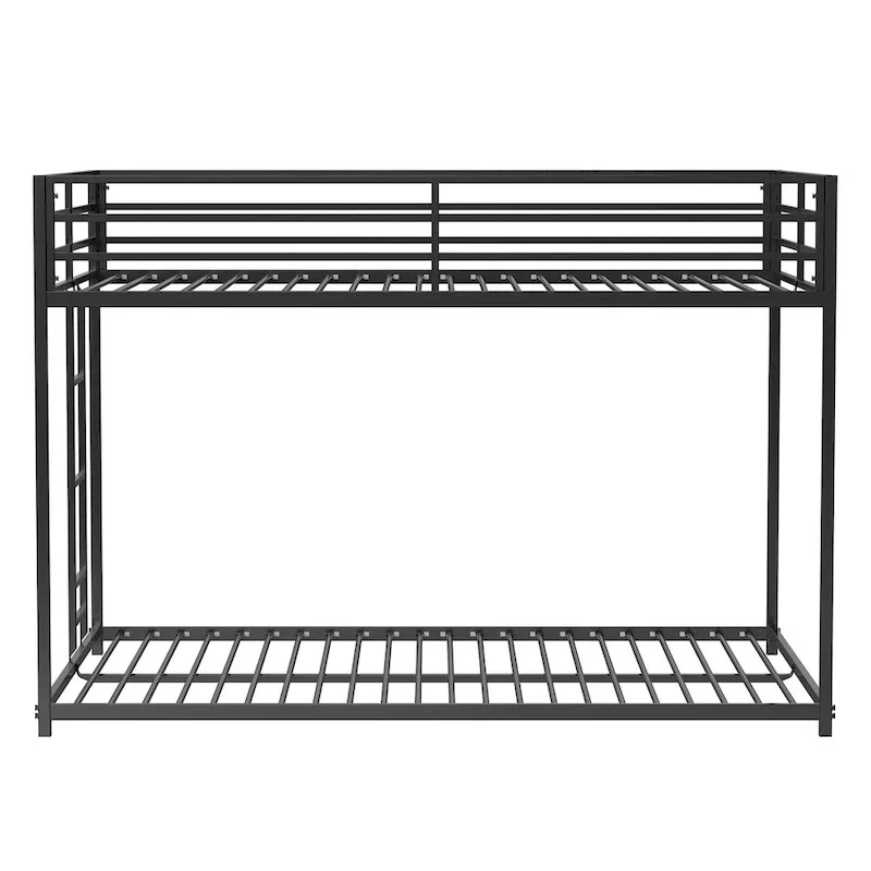 Black Metal Full over Full Bunk Bed