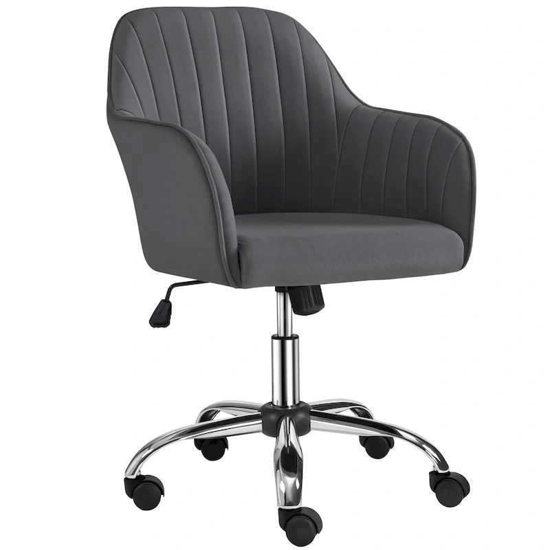 Height-Adjustable Swivel Office Chair