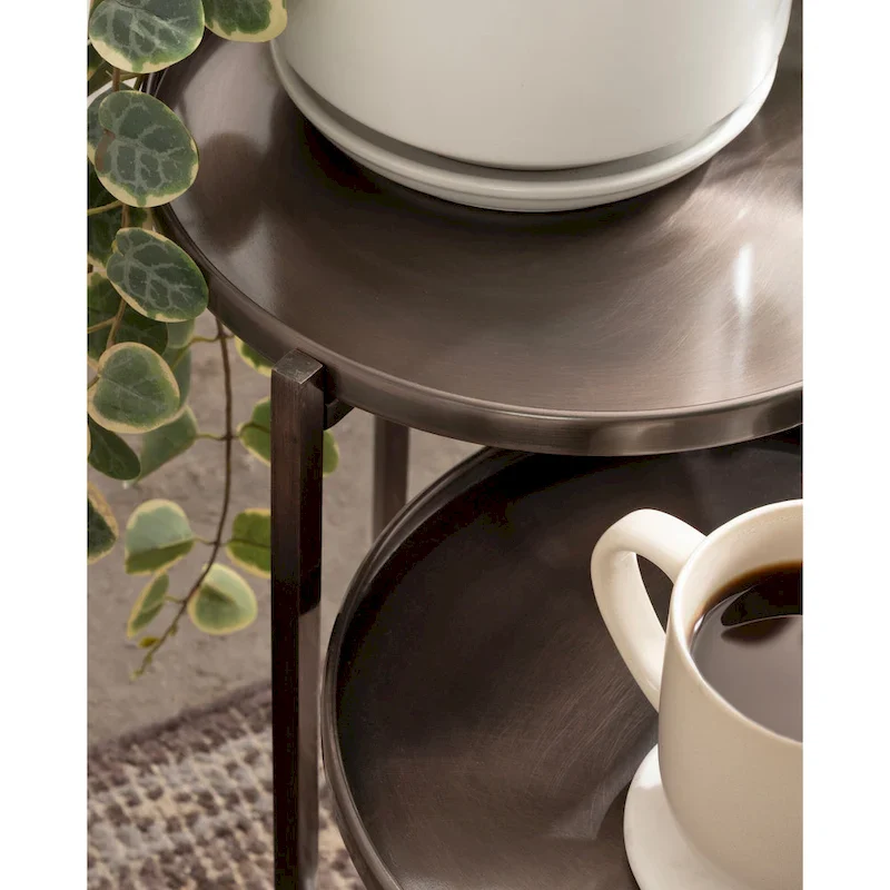 Kate and Laurel Aguilar Plant Stand Set - 2 Piece