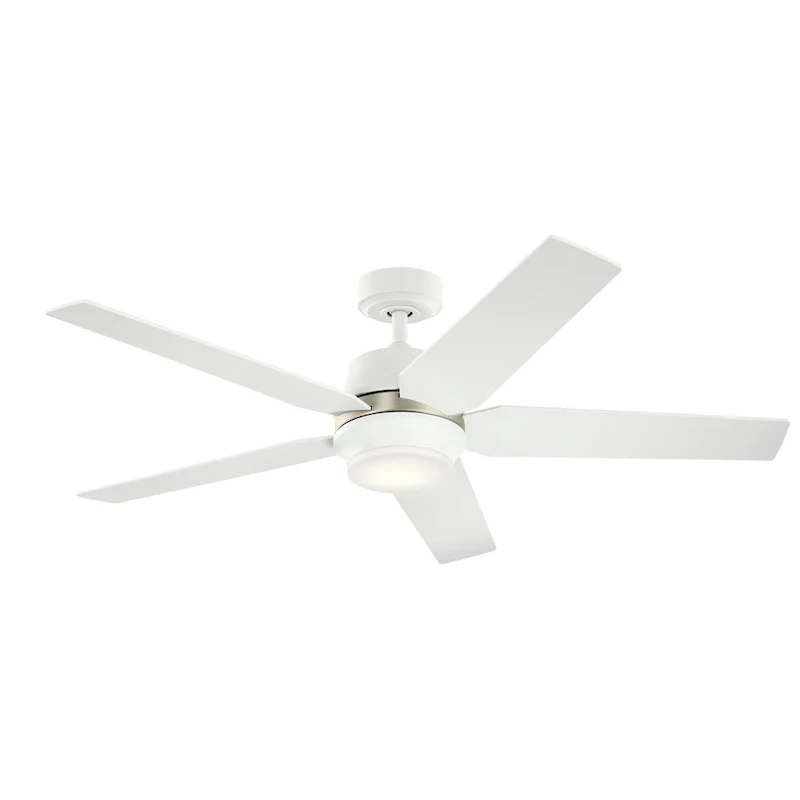 Kichler Maeve 52 inch LED Ceiling Fan Matte White with Matte White Blades