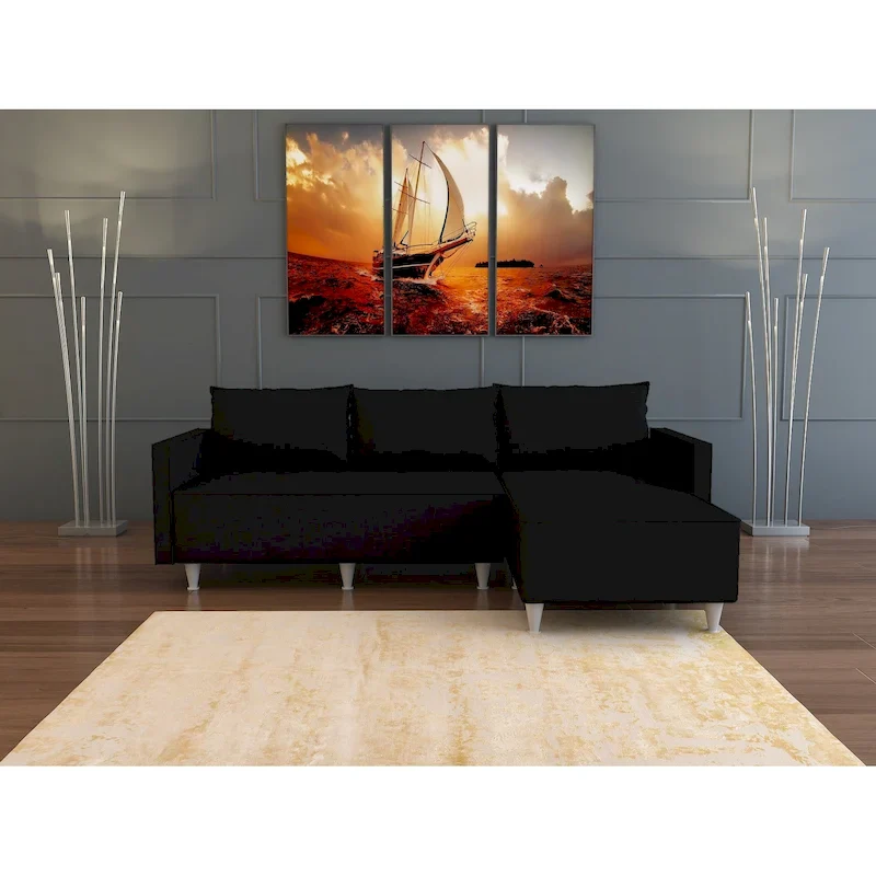 Bolivya Modern L-shaped Sectional Sofa