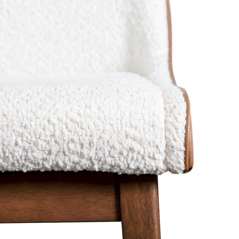 Furniture of America Beau III Mid-century 2-Pack Wingback Dining Chair Set