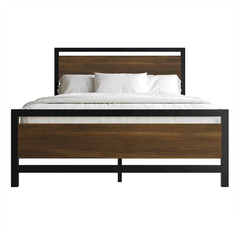 CraftPorch Transitional Metal Platform Bed