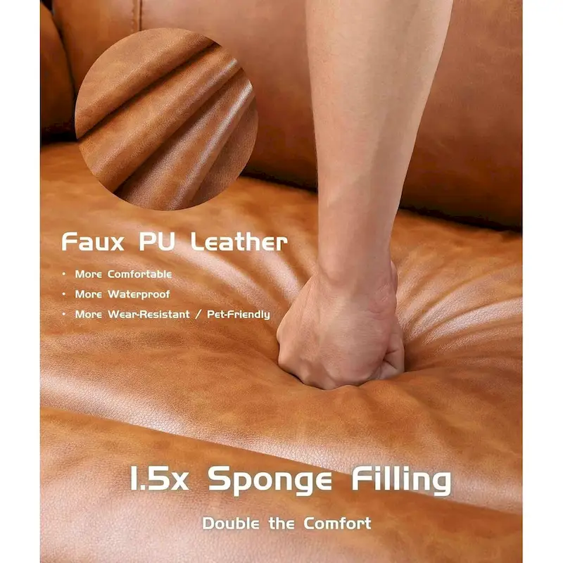 Leather Power Lift Recliner with Heat & Massage