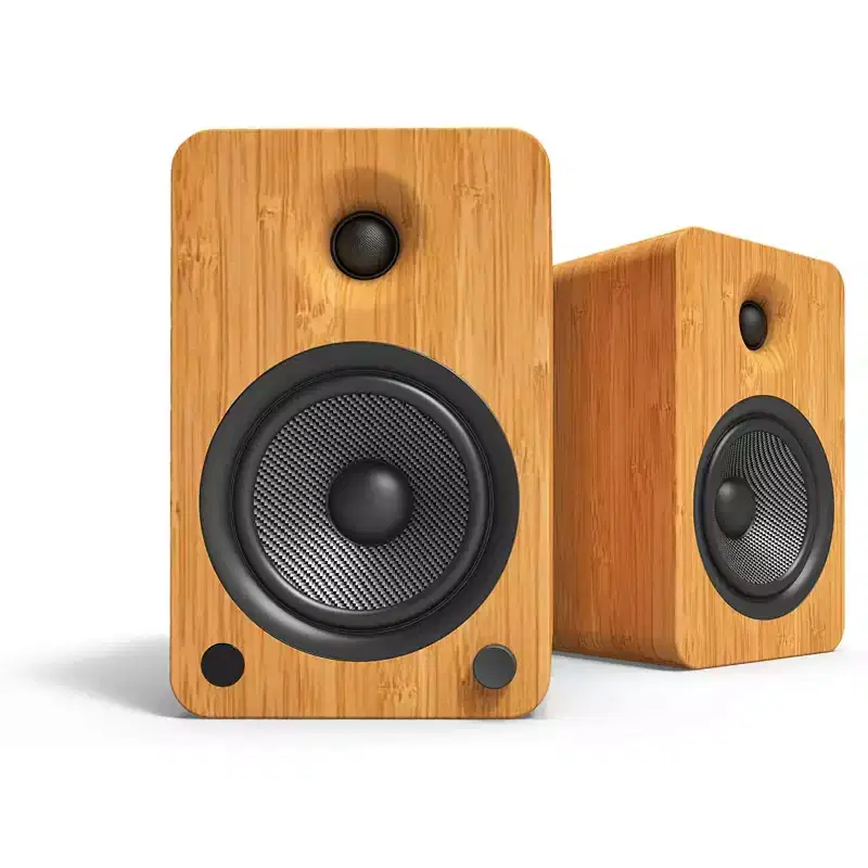 Kanto YU6 Powered Speakers with Bluetooth and Phono Preamp (Bamboo)