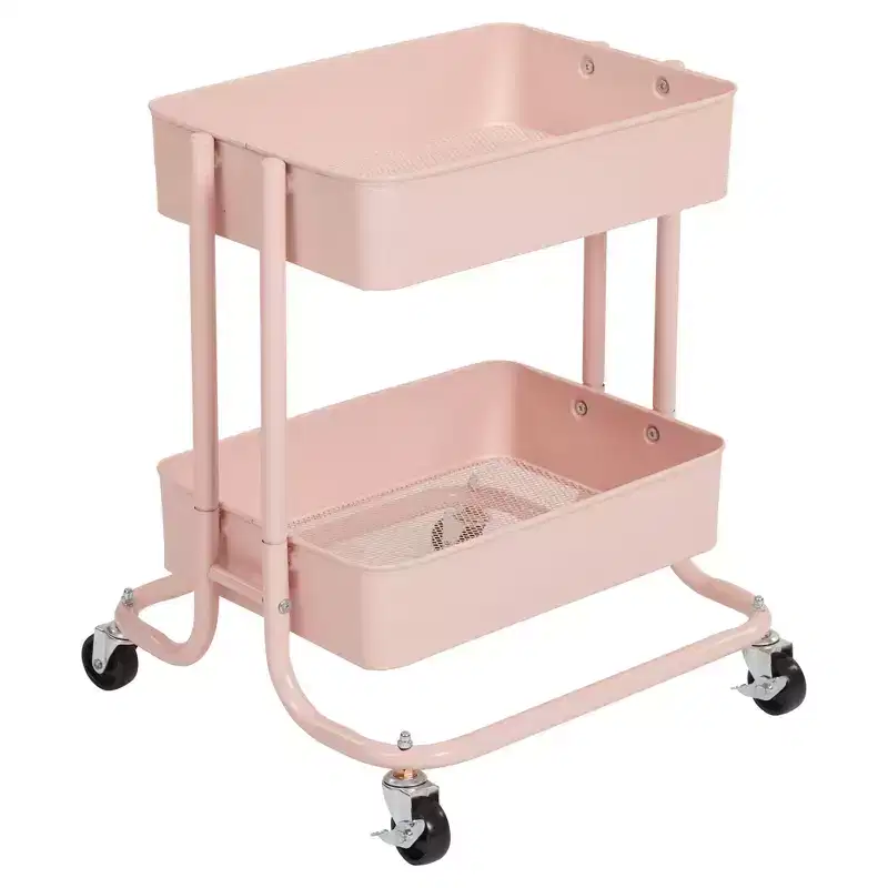 ECR4Kids 2-Tier Rolling Utility Cart