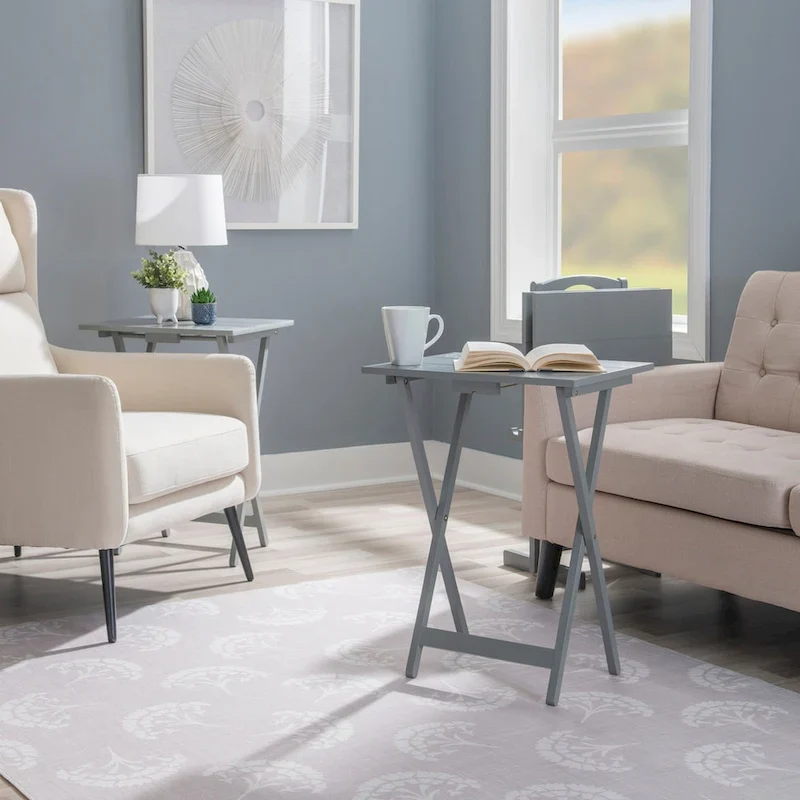TV Tray Table Set