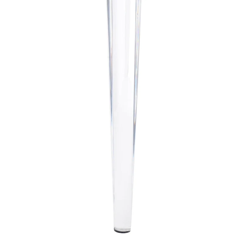 Acrylic Leg Dining Chair - 22W x 28D x 38H Modern Glamour Style
