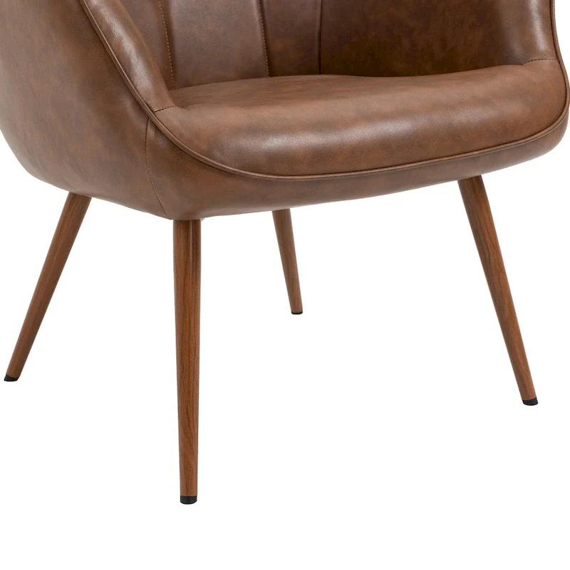 Set of 2 Modern Accent Chair Wingback Armchair