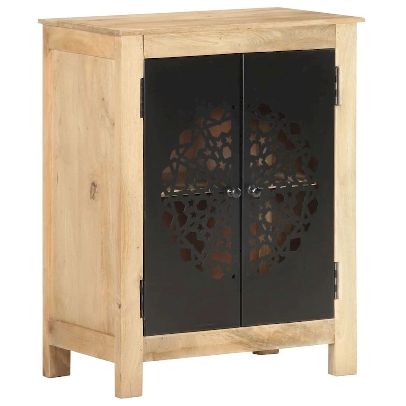 vidaXL Sideboard 23.6 x13.8 x29.5  Solid Mango Wood