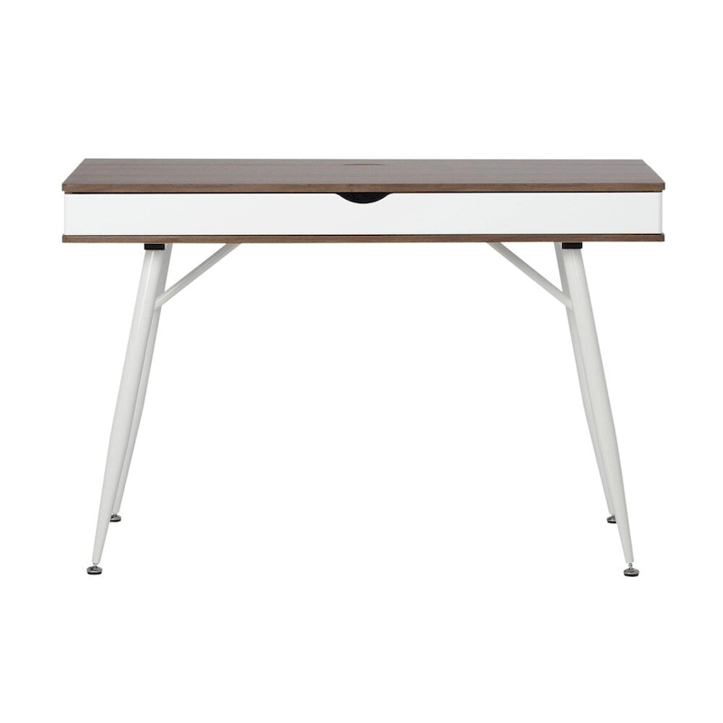 Calico Designs Alcove Modern Desk with Large Split Drawer