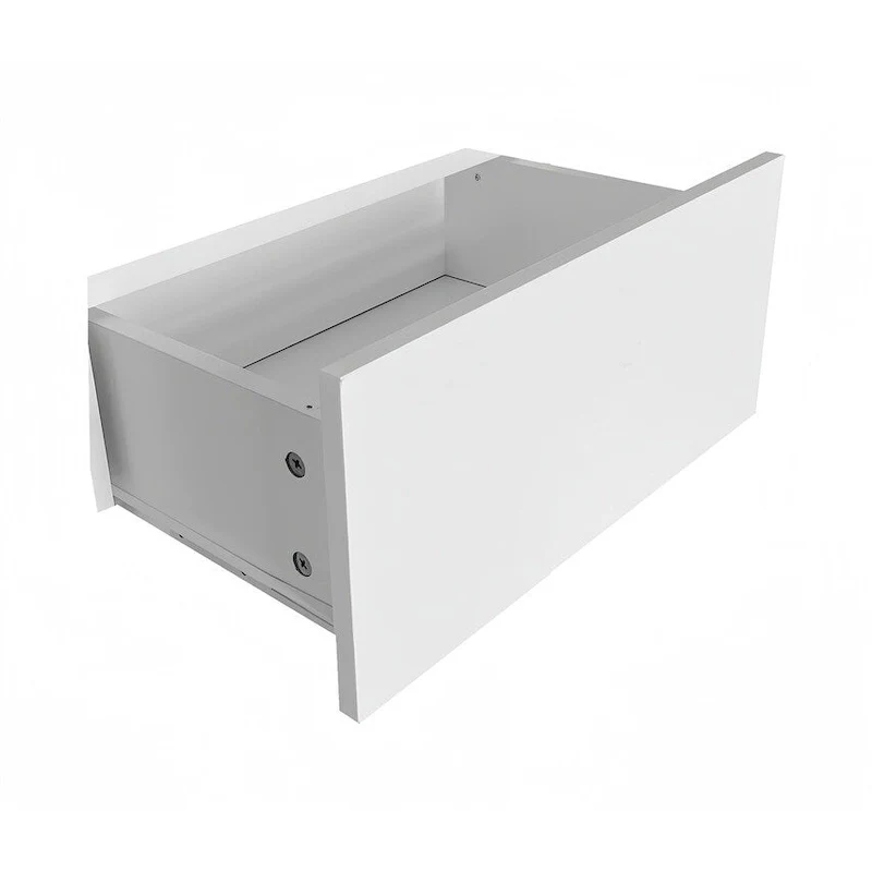 Extended Desktop 10 Drawers Storage Vanity without Handle - N/A