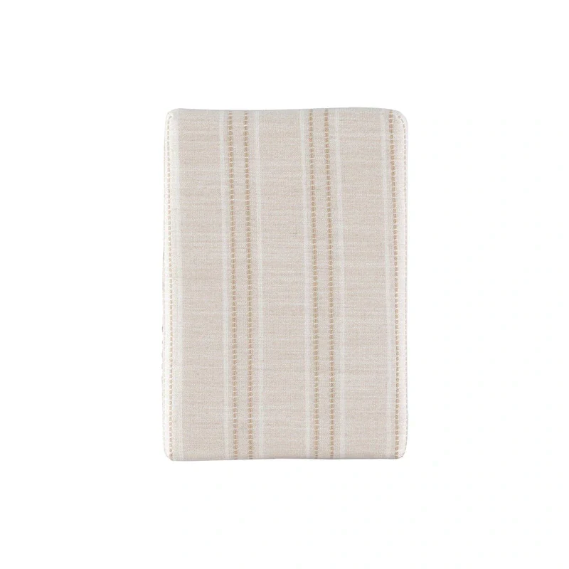 Willamette Rustic Striped Cream Bar Stool