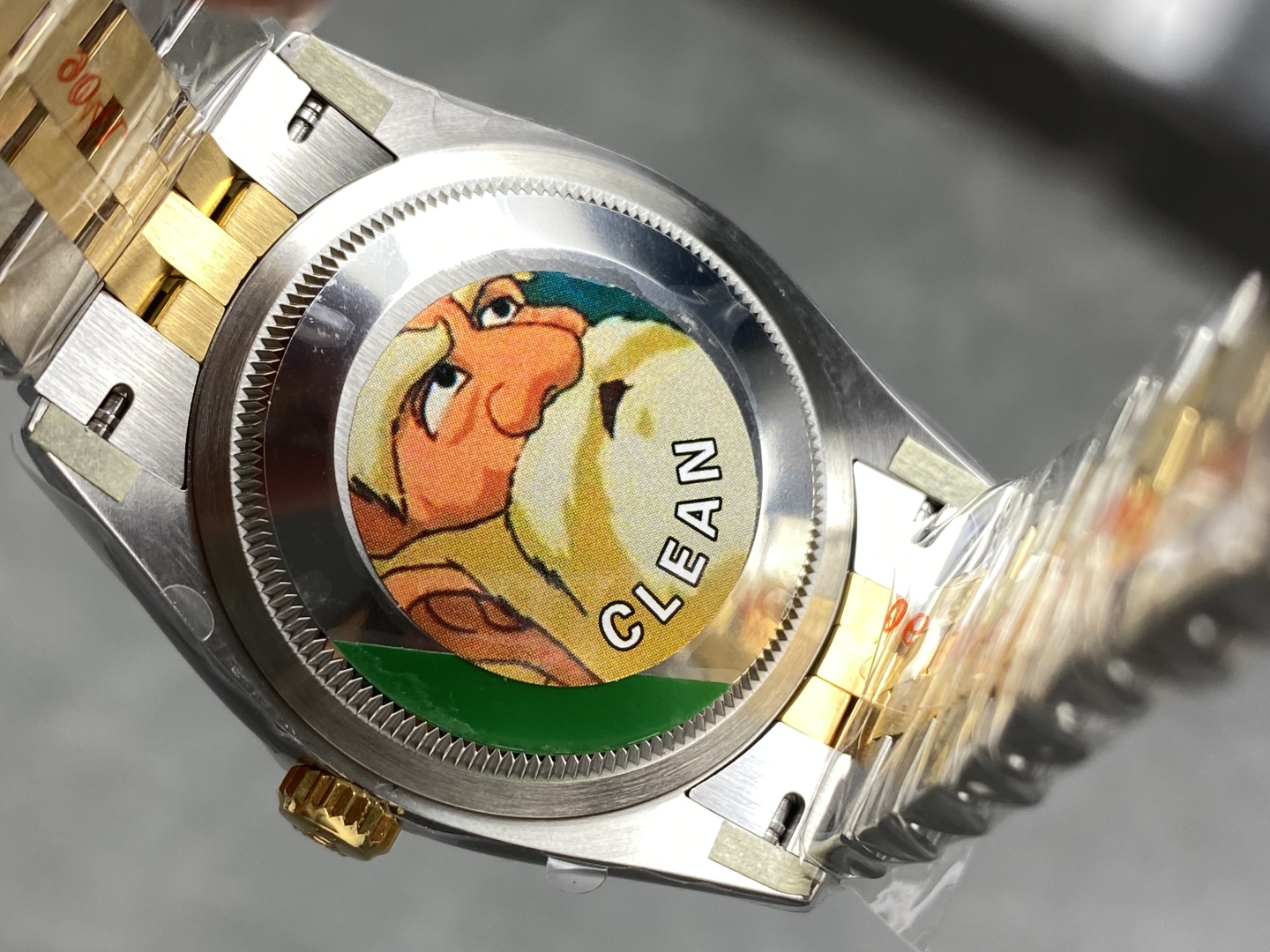 Replica Rolex Datejust 36 Clean Factory - sello CLEAN en el fondo