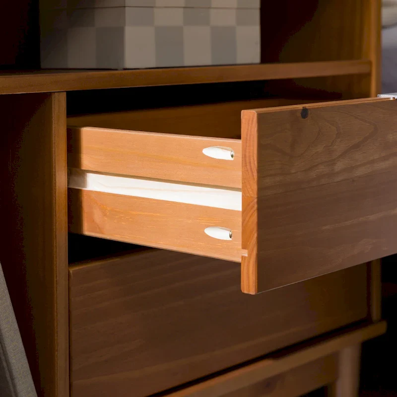 Middlebrook Modern Gallery Top Solid Wood Nightstand