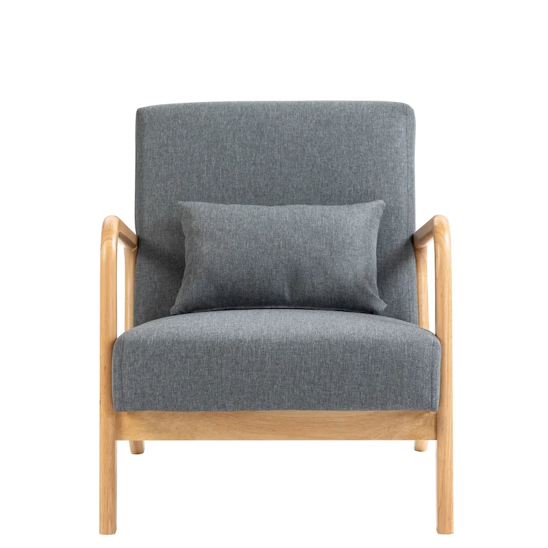 Upholstered Arm Chair with Cution Modern Side Accent Chairs - 25.8