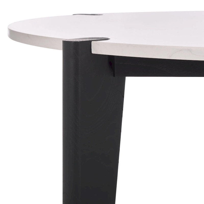 SAFAVIEH Couture Sarma Marble Top Round Coffee Table - 40 In. W x 40 In. D x 16 In. H - 40W x 40D x 16H