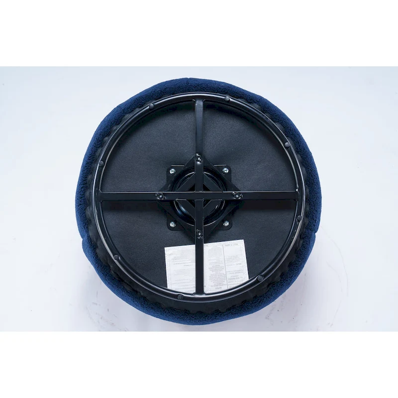 Teddy Fabric Swivel Accent Armchair Barrel Chair