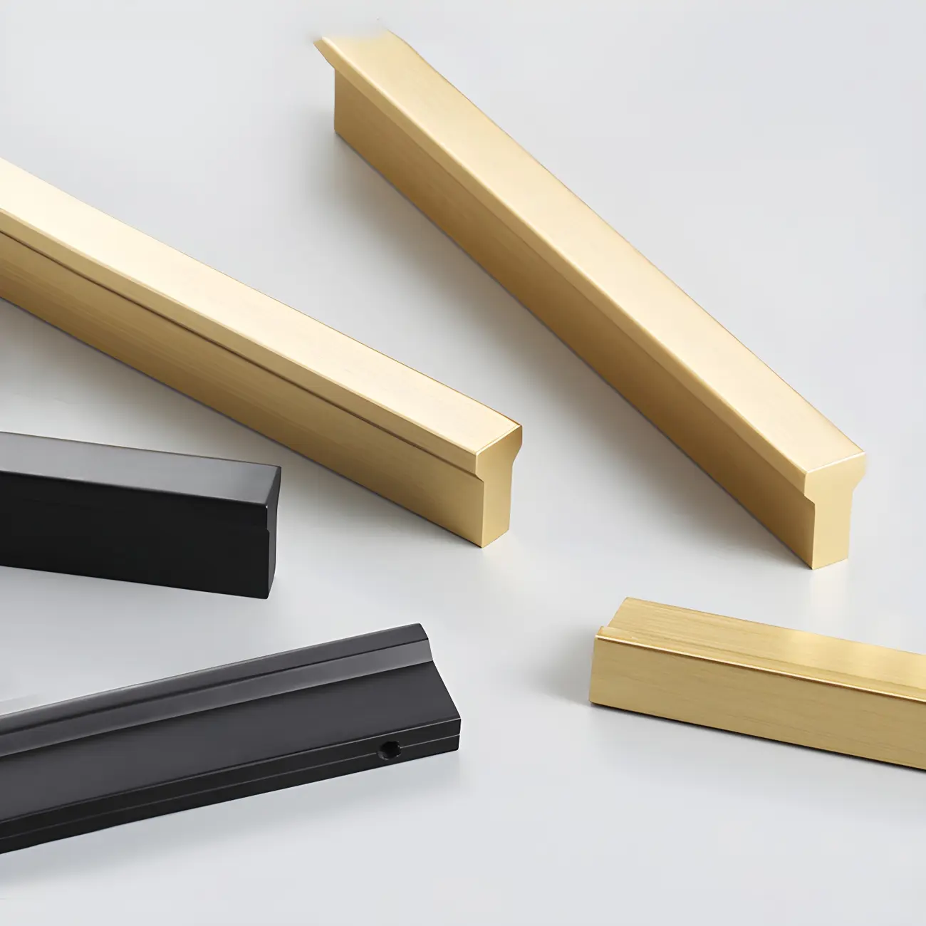 Sleek Black-Gray Wood and Metal Soft-Close Drawers Dresser