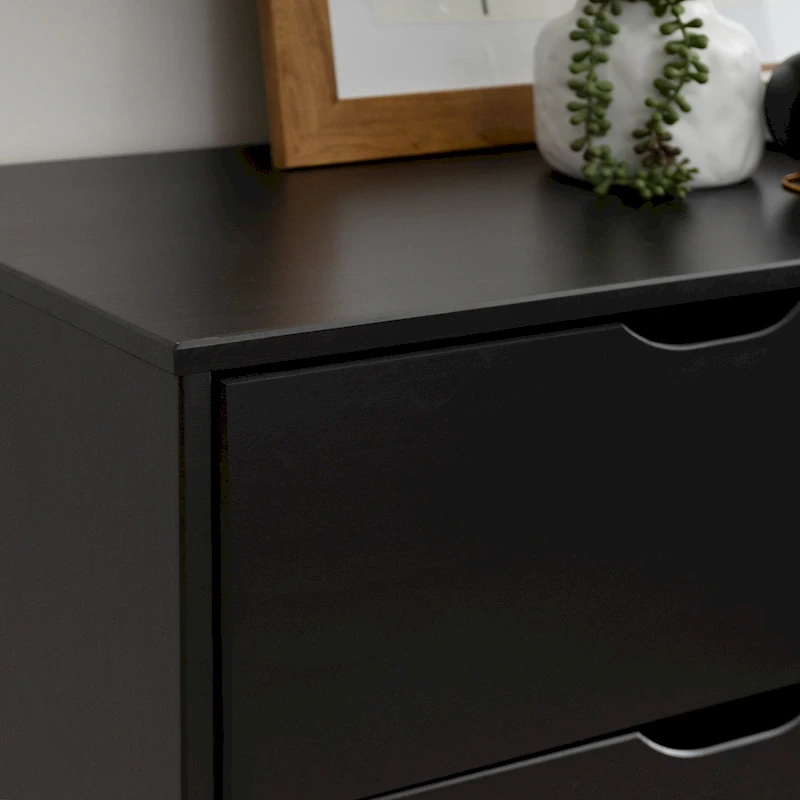 Purcell Pine Wood 3-Piece Bedroom Set with 6-Drawer Dresser and 3-Drawer Nightstands (Set of 2)