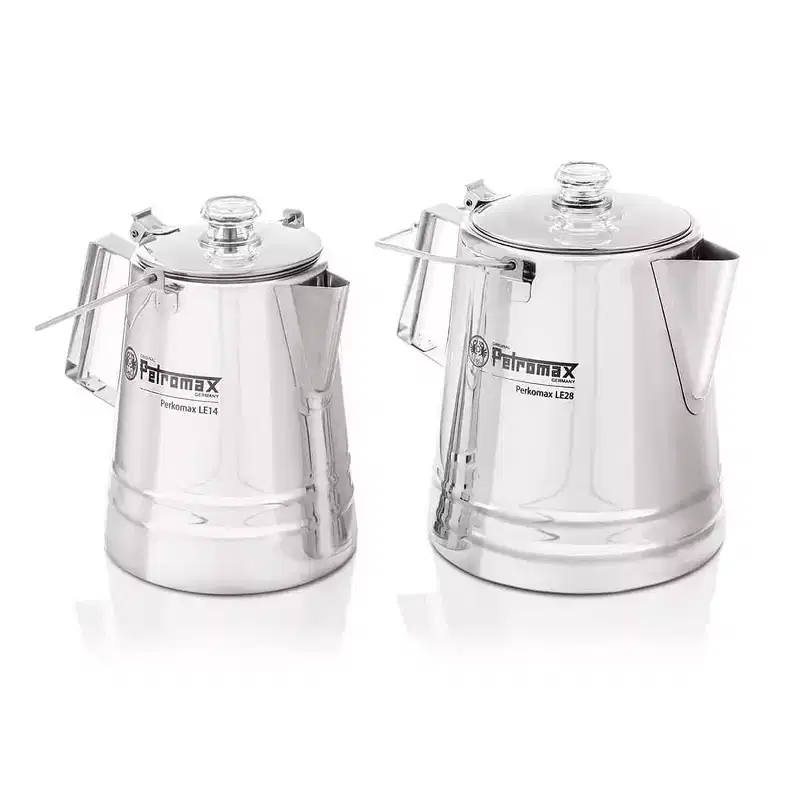 Petromax Tea and Coffee Percolator, Use Indoor/Outdoors for Home Kitchen or Campfire, Stainless Steel Coffee and Tea Pot Brews to your Taste