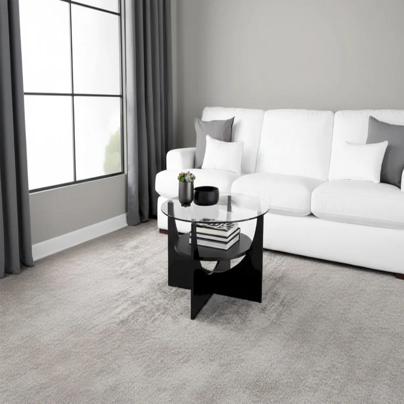 Coffee Table with Storage Shelf