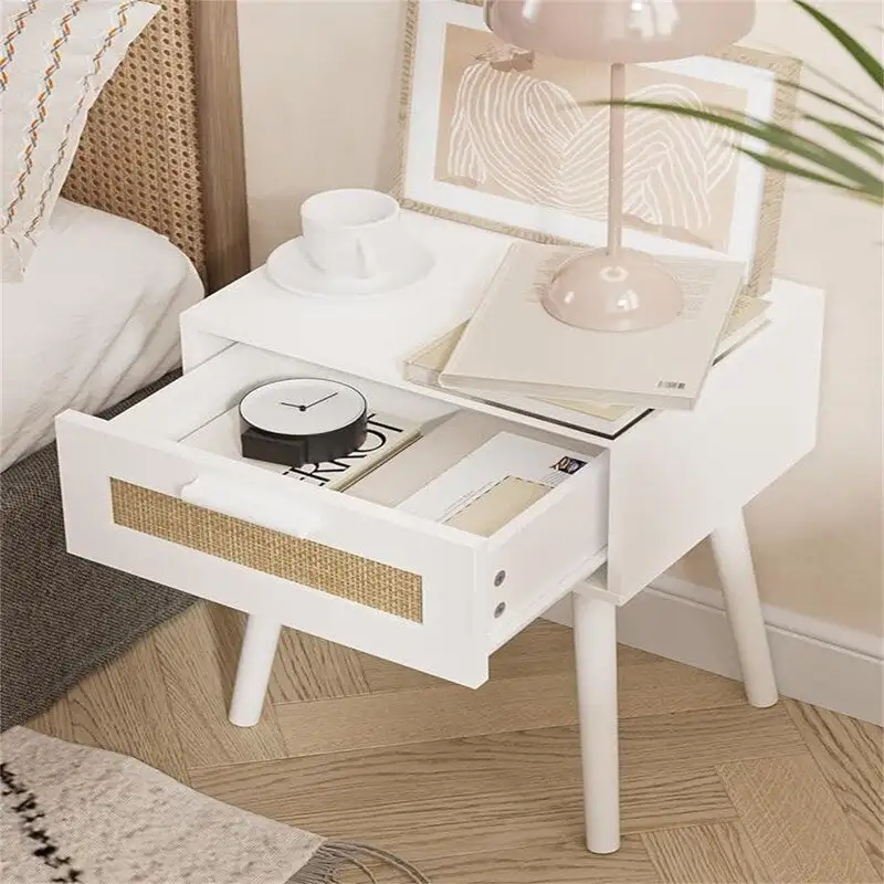 Bedroom Nightstands Wooden Night Stands - 11.81 D x 15.35 W x 19.69 H