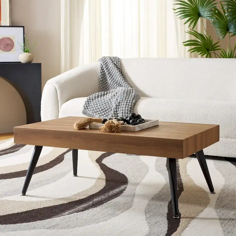 SAFAVIEH Clevie Modern Coffee Table - 43.3 x 23.6 x 16.5 - 43Wx24Dx17H
