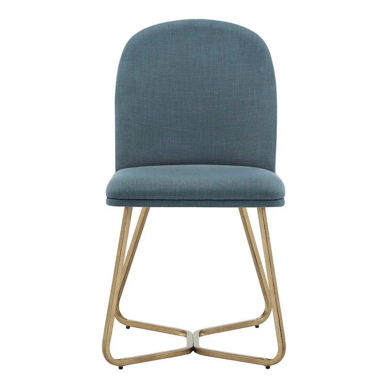 Cheyenne Gold Metal Dining Chair (Set of 2) by iNSPIRE Q Modern