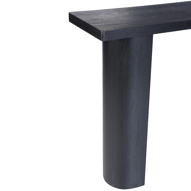 Half Moon Mango Wood Console Table by East at Main