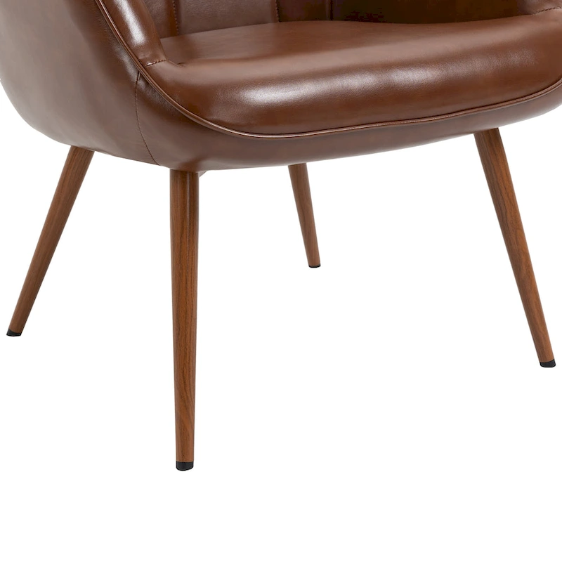 Set of 2 Modern Accent Chair Wingback Armchair