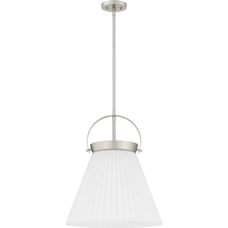 Thibault 1-Light Brushed Nickel Pendant Light