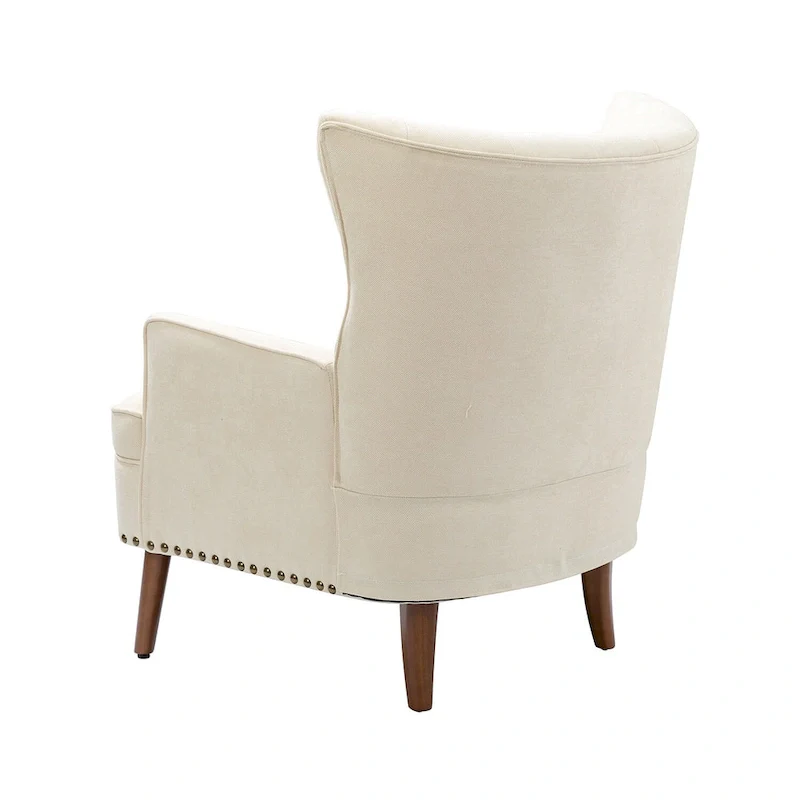 Alpheus Accent Armchair with Nailhead Trim by HULALA HOME