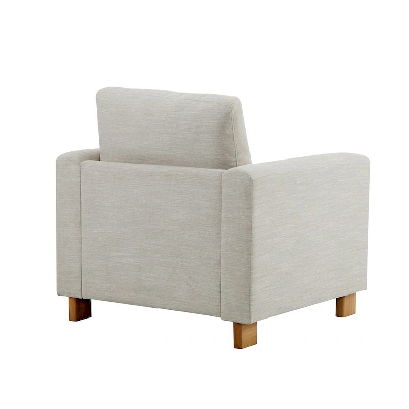 Christopher Knight Home - Harmonia Upholstered Armchair with Solid Wood Frame and Plush Cushioning