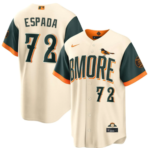 Jose Espada Baltimore Orioles Cream 2026 City Connect Jersey