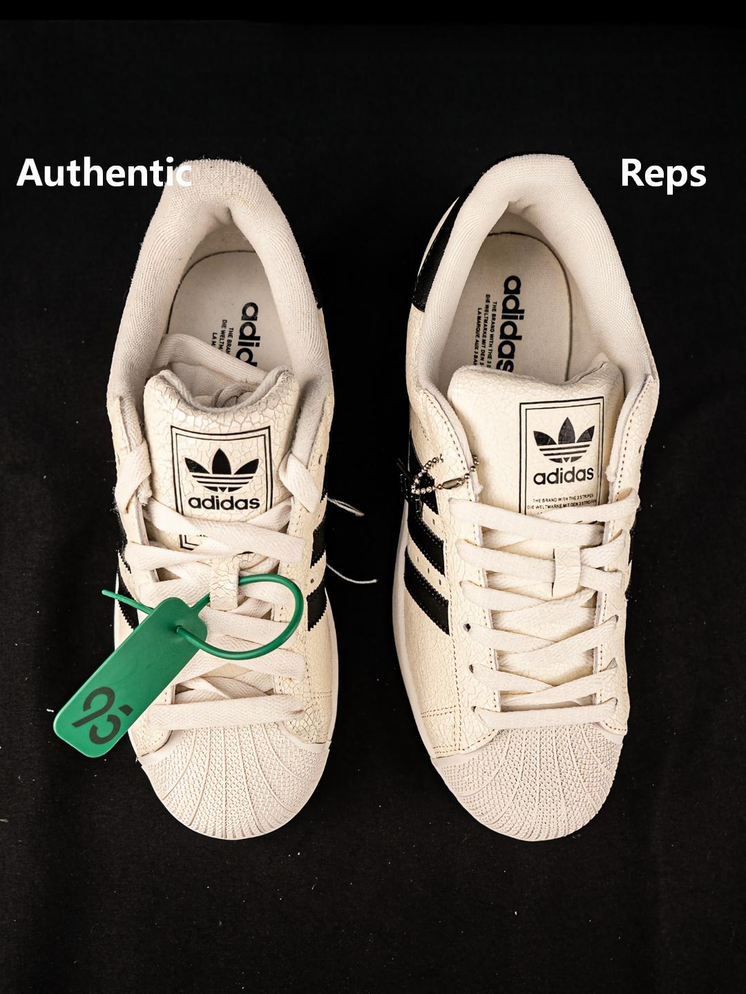 Authentic and Reps shoe uppers