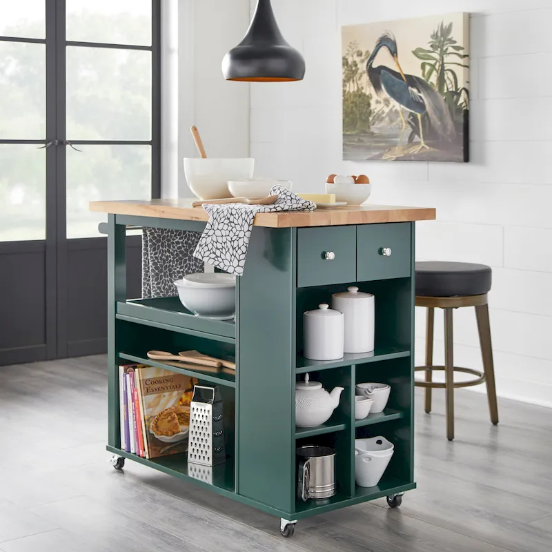angelo:HOME Boston Rolling Kitchen Island/Cart