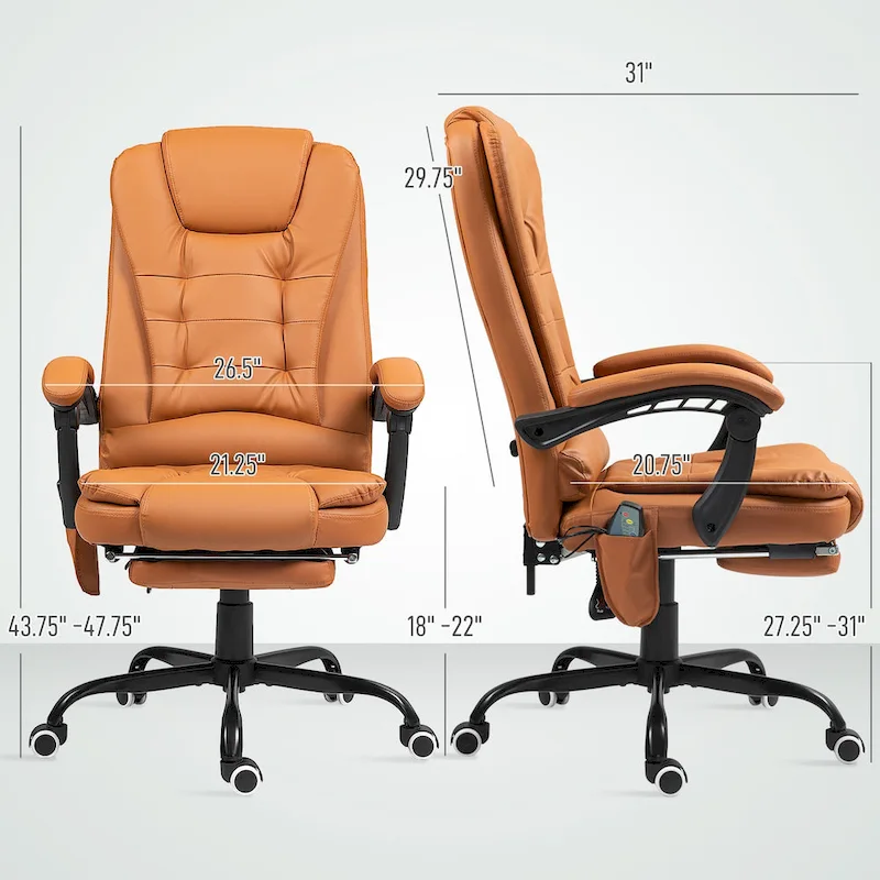 Massage Office Chair High Back Executive Recliner