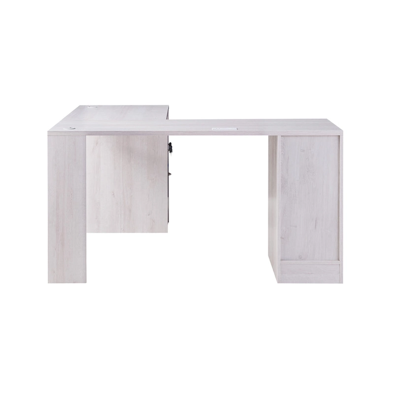 Barlon Transitional 59-inch L-shaped Computer Desk with USBs by Furniture of America