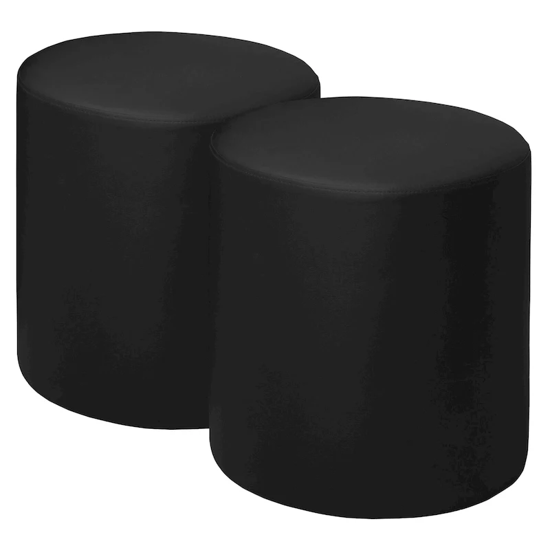 Logan Round Ottoman (Set of 2)