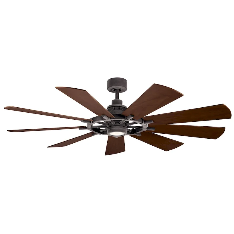 Gentry 65-inch LED Ceiling Fan (3-finish options)