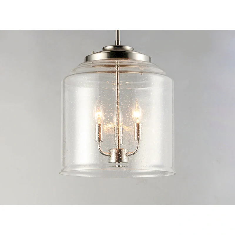Maxim Acadia 3 Light 14  Wide Taper Candle Pendant