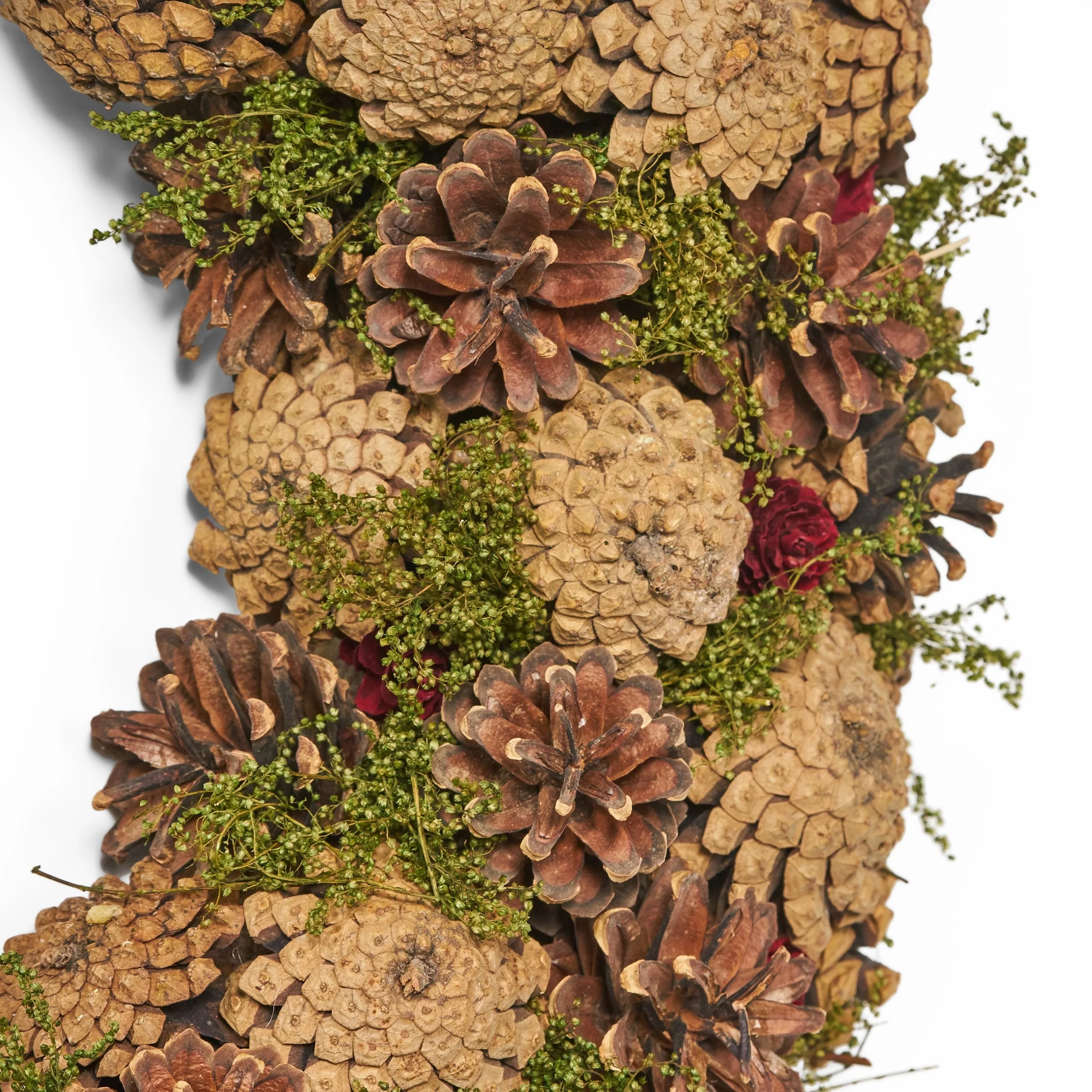 18.5 Pine Cone Unlit Artificial Christmas Wreath - NH266313