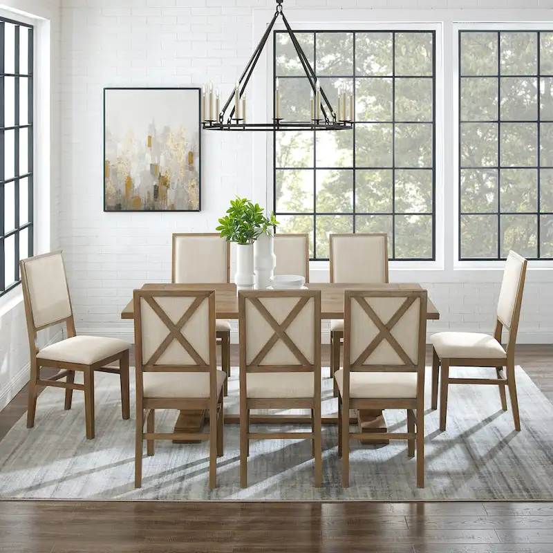 9-piece Rustic Dining